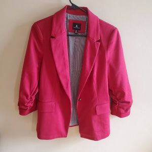 Jules & Leopold deep red Blazer sz M